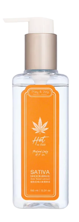 Sativa Shockwave Lub, lubricante íntimo estimulante con extracto de sativa, diseñado para intensificar la sensibilidad y potenciar las sensaciones durante el placer íntimo.