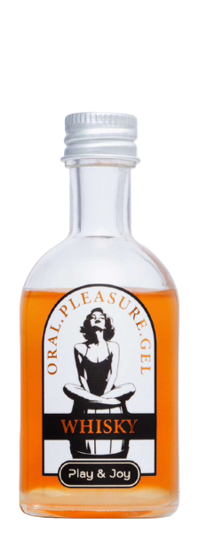 Lubricante oral Oral Pleasure de 50 ml, textura sedosa y sabor gourmet para sexo oral, sabor Whisky.