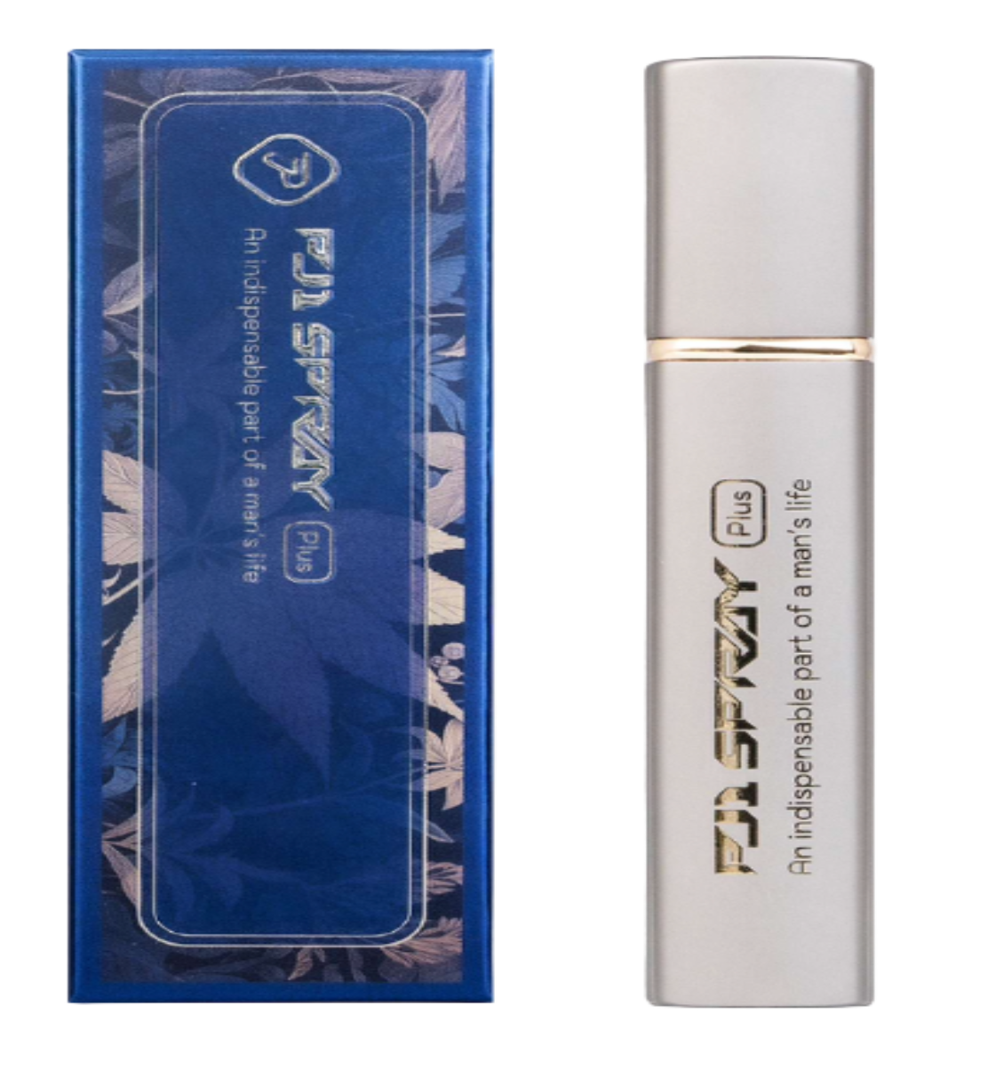 PJ1 Plus Delay Spray de 15 ml junto a su caja, spray retardante compatible con preservativos para prolongar el encuentro íntimo.